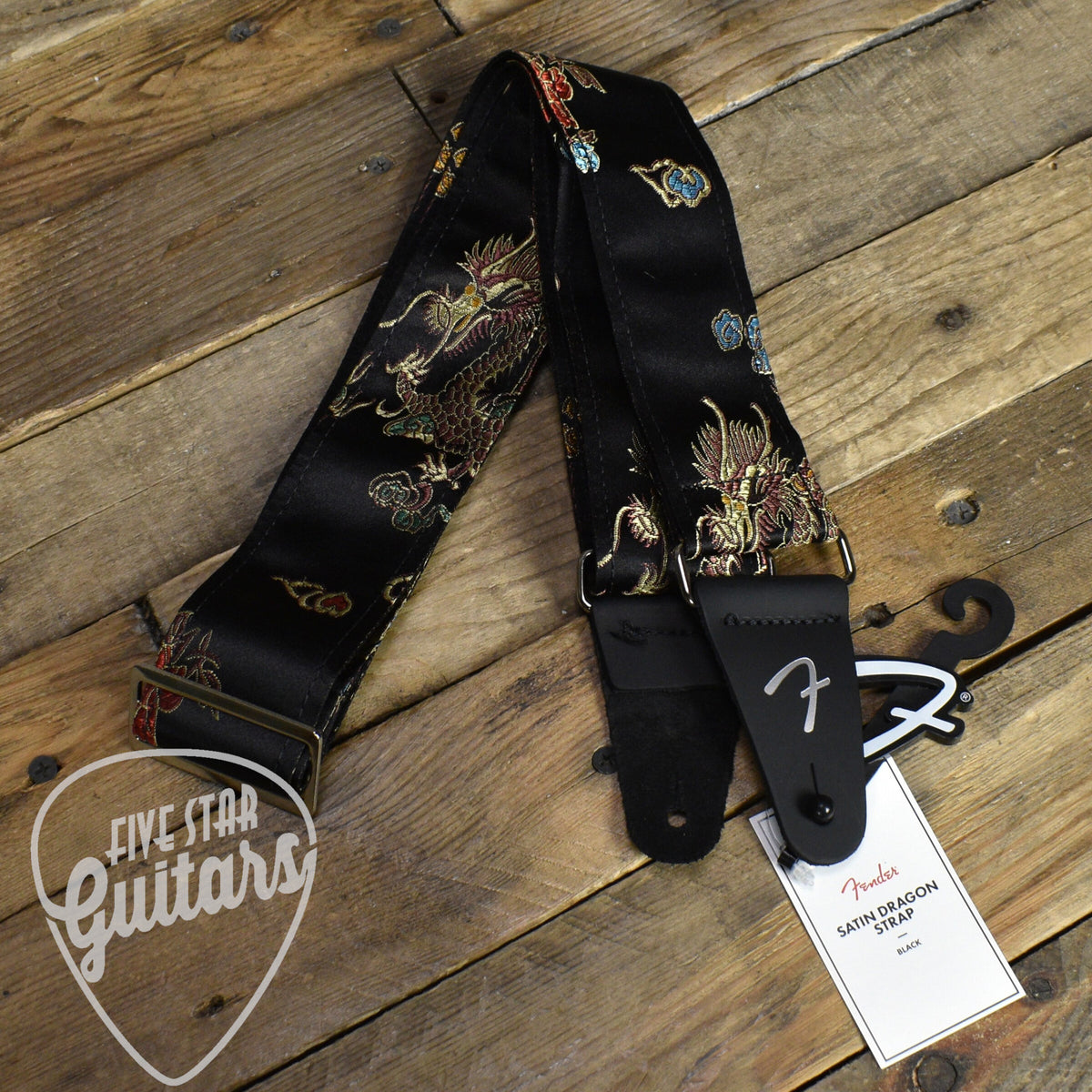 Fender Satin Dragon Strap - Black