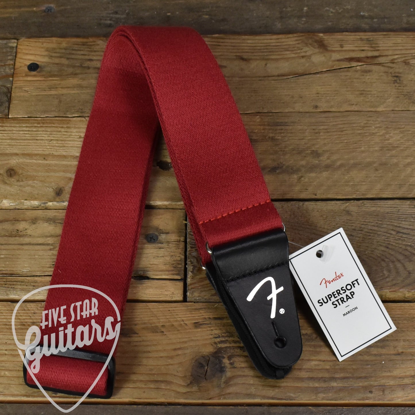 Fender Supersoft Strap Maroon 2"