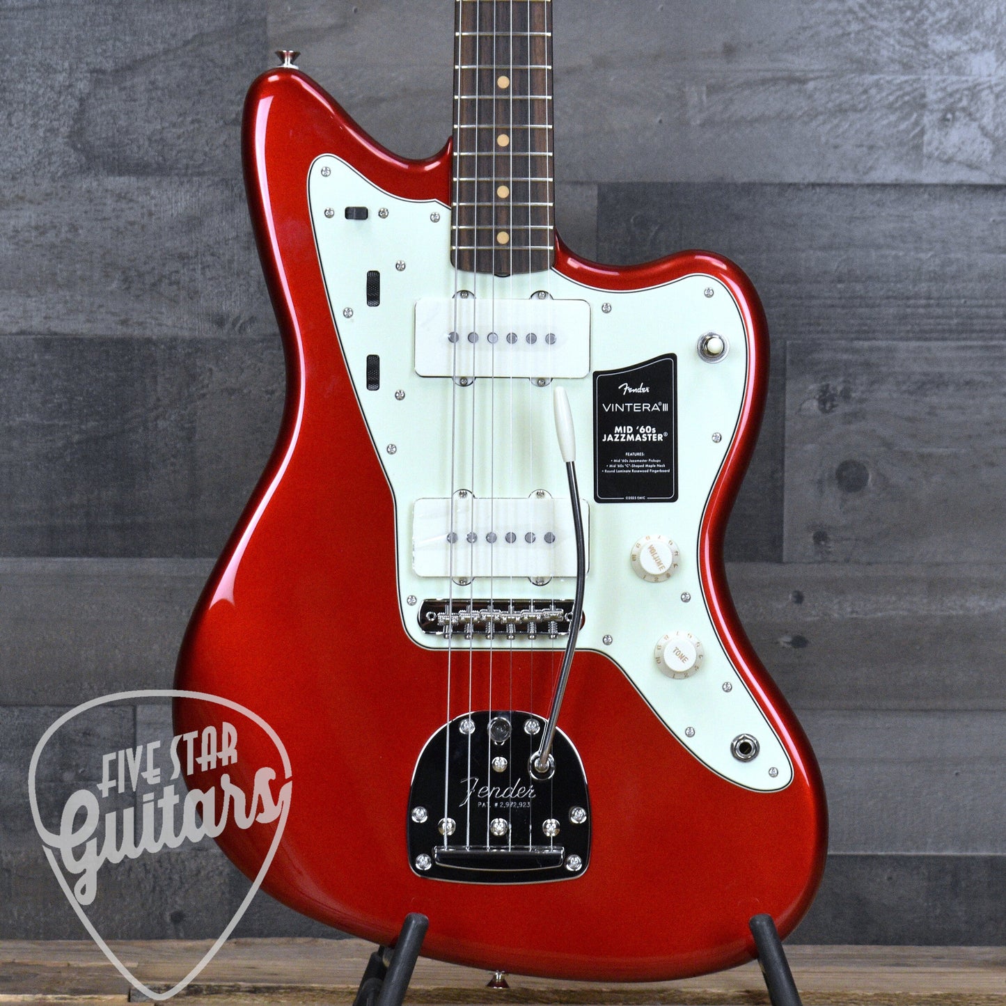 Fender Vintera III Mid 60s Jazzmaster - Candy Apple Red with Gigbag
