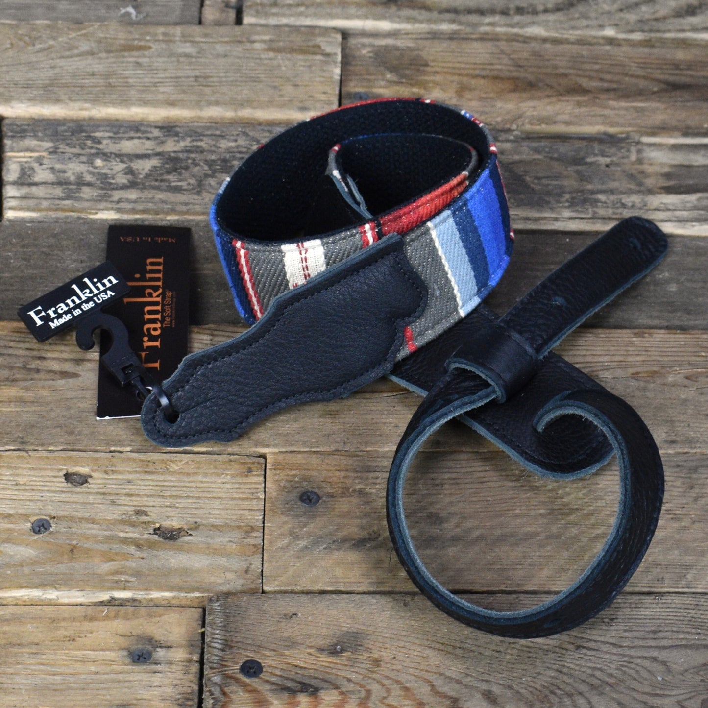 Franklin 2" Saddle Blanket Guitar Strap - Black
