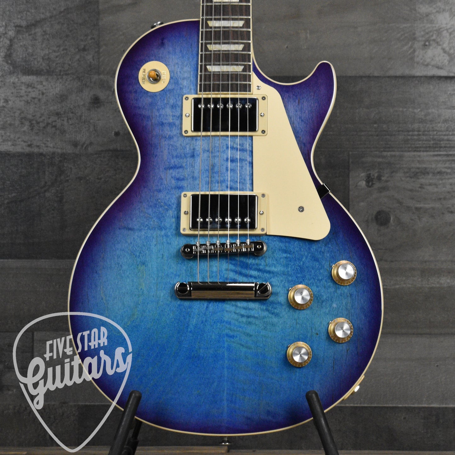 Gibson Les Paul Standard 60s Figured Top - Blueberry Burst with Hard Shell Case