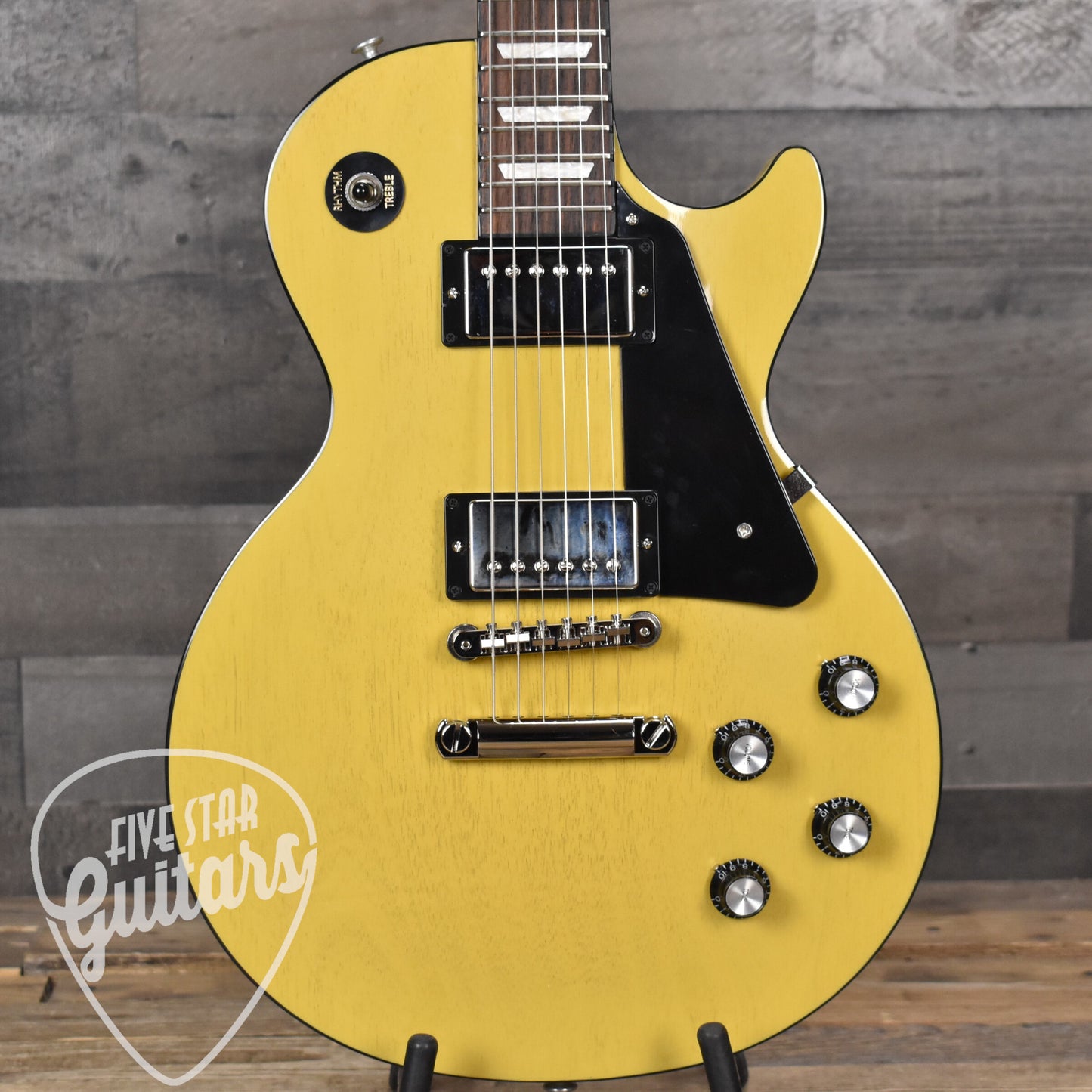 Gibson Les Paul Standard 60s Mahogany Top - TV Yellow with Hard Shell Case