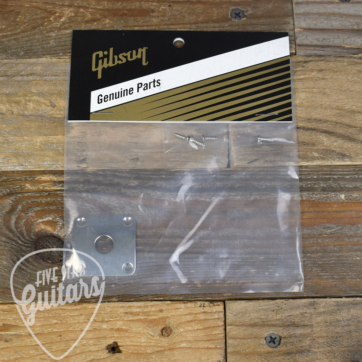 Gibson Metal Jack Plate - Nickel