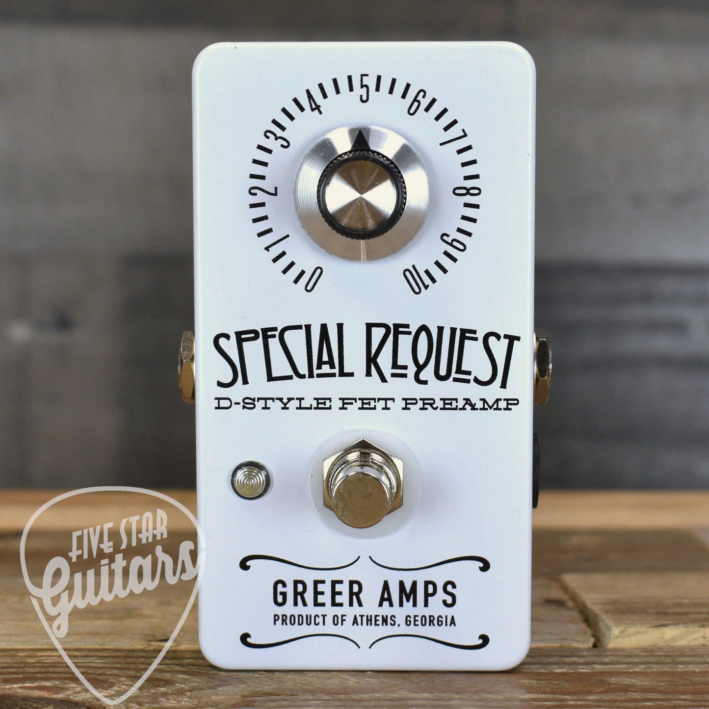 Greer Special Request Preamp Pedal - White