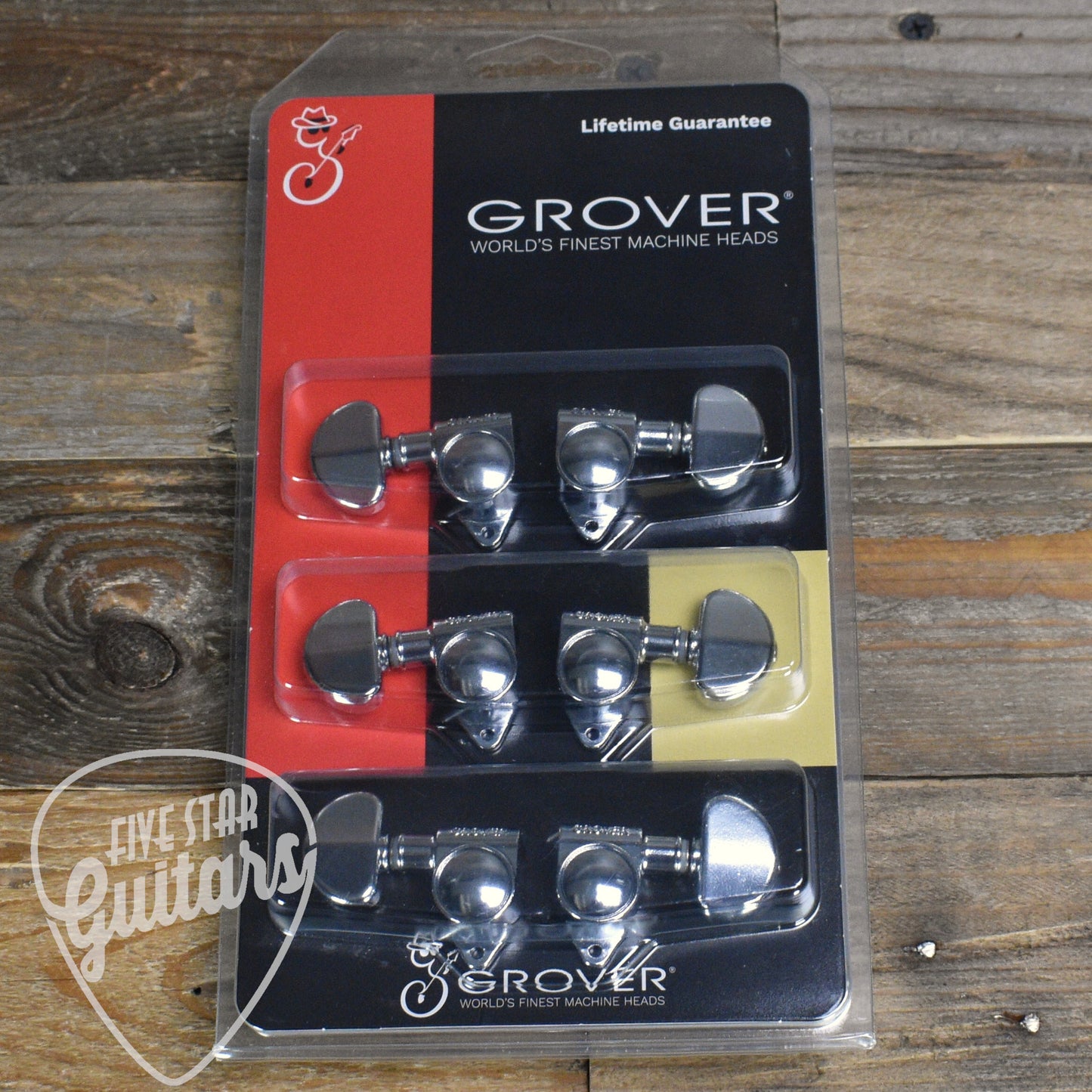 Grover Original Rotomatics Chrome 3x3 Guitar tuning machines