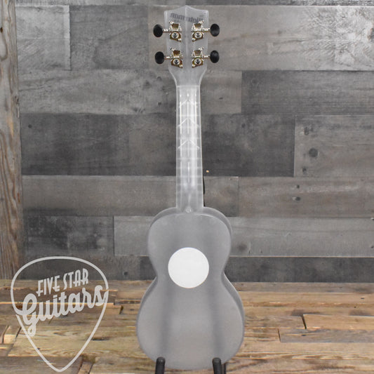 Kala Waterman Seaglass Collection Soprano Ukulele - Frosted Glass