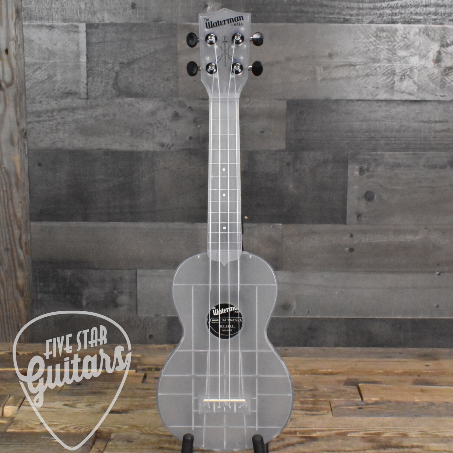 Kala Waterman Seaglass Collection Soprano Ukulele - Frosted Glass