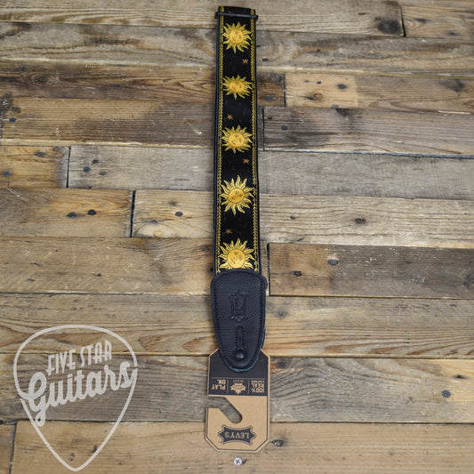 Levy's 2" Sun Motif Series Strap - Black