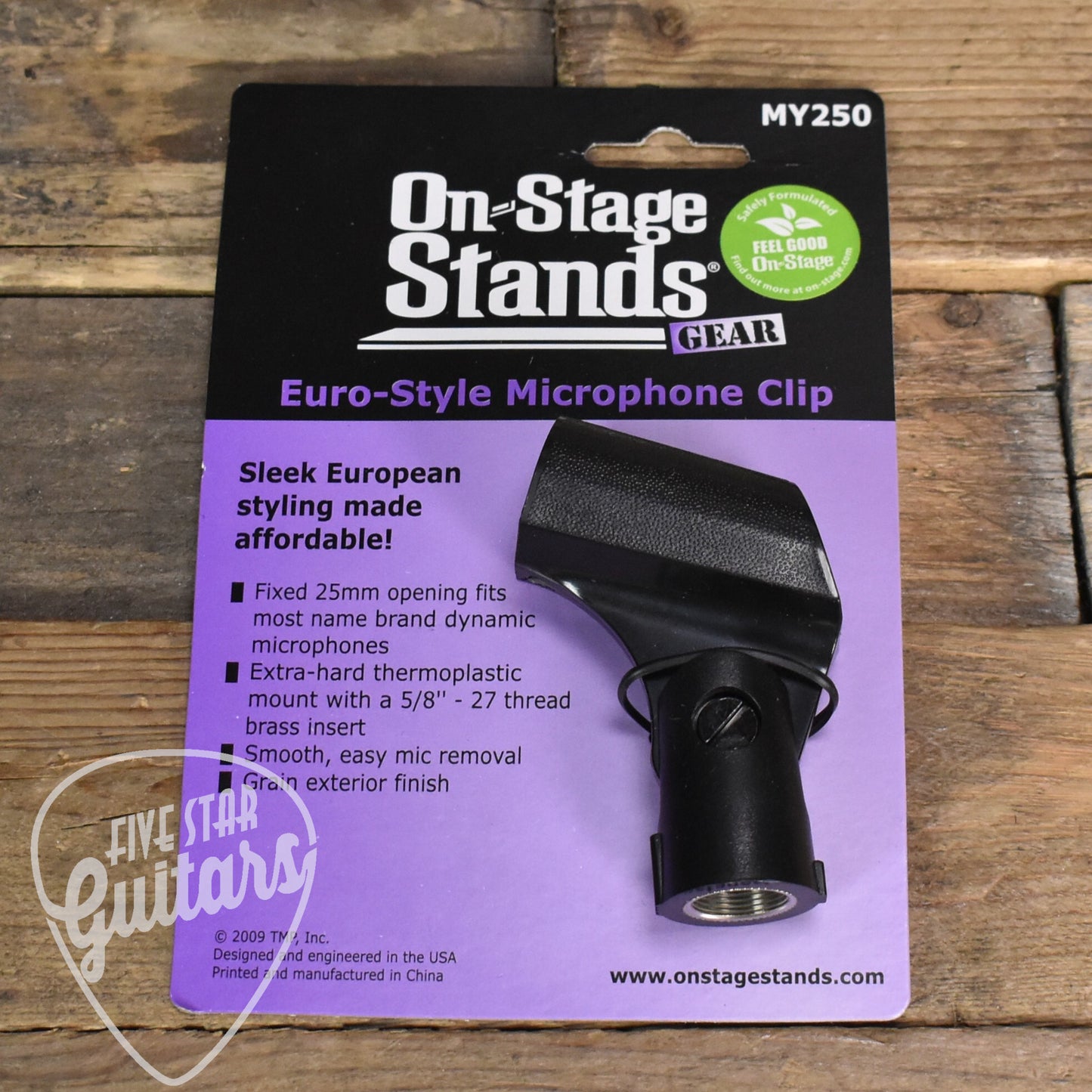On-Stage Euro Style Microphone Clip MY250