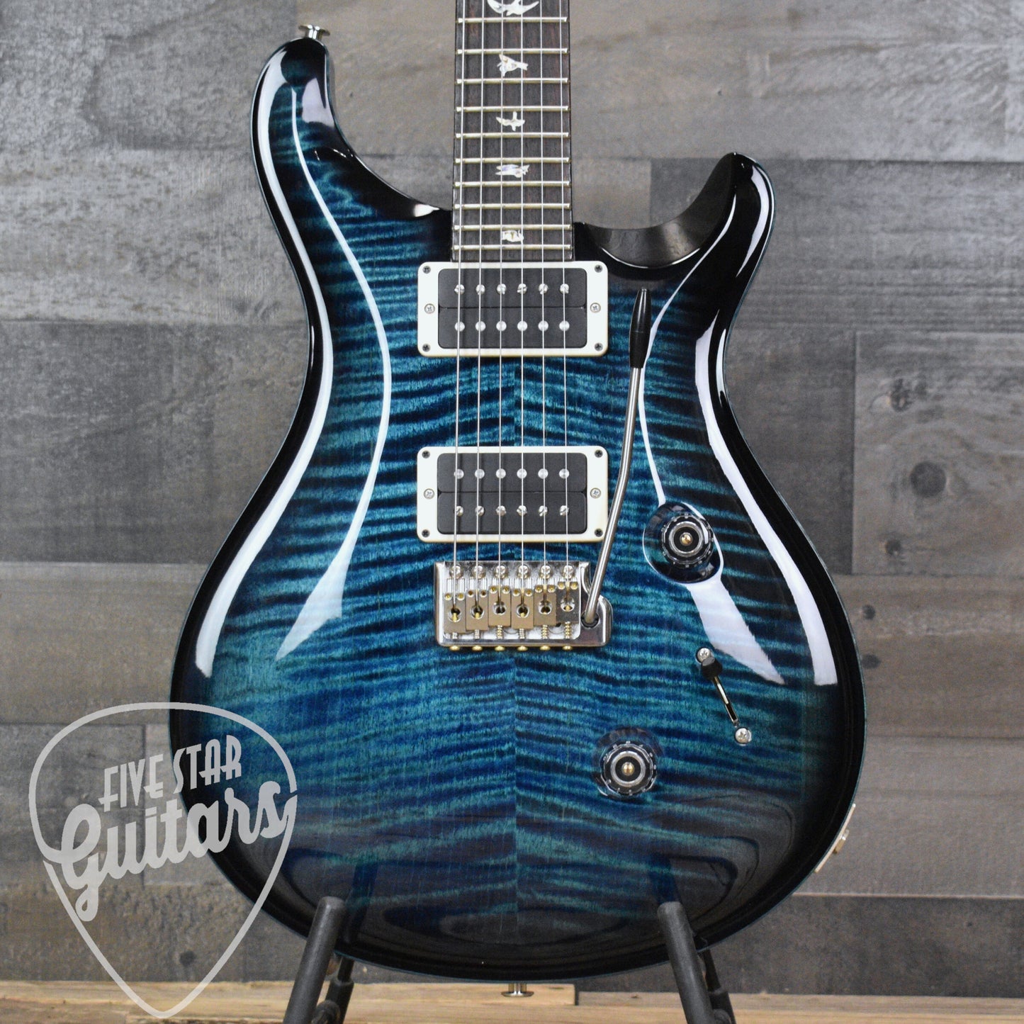 PRS Custom 24 - Cobalt Smokeburst with Hard Shell Case