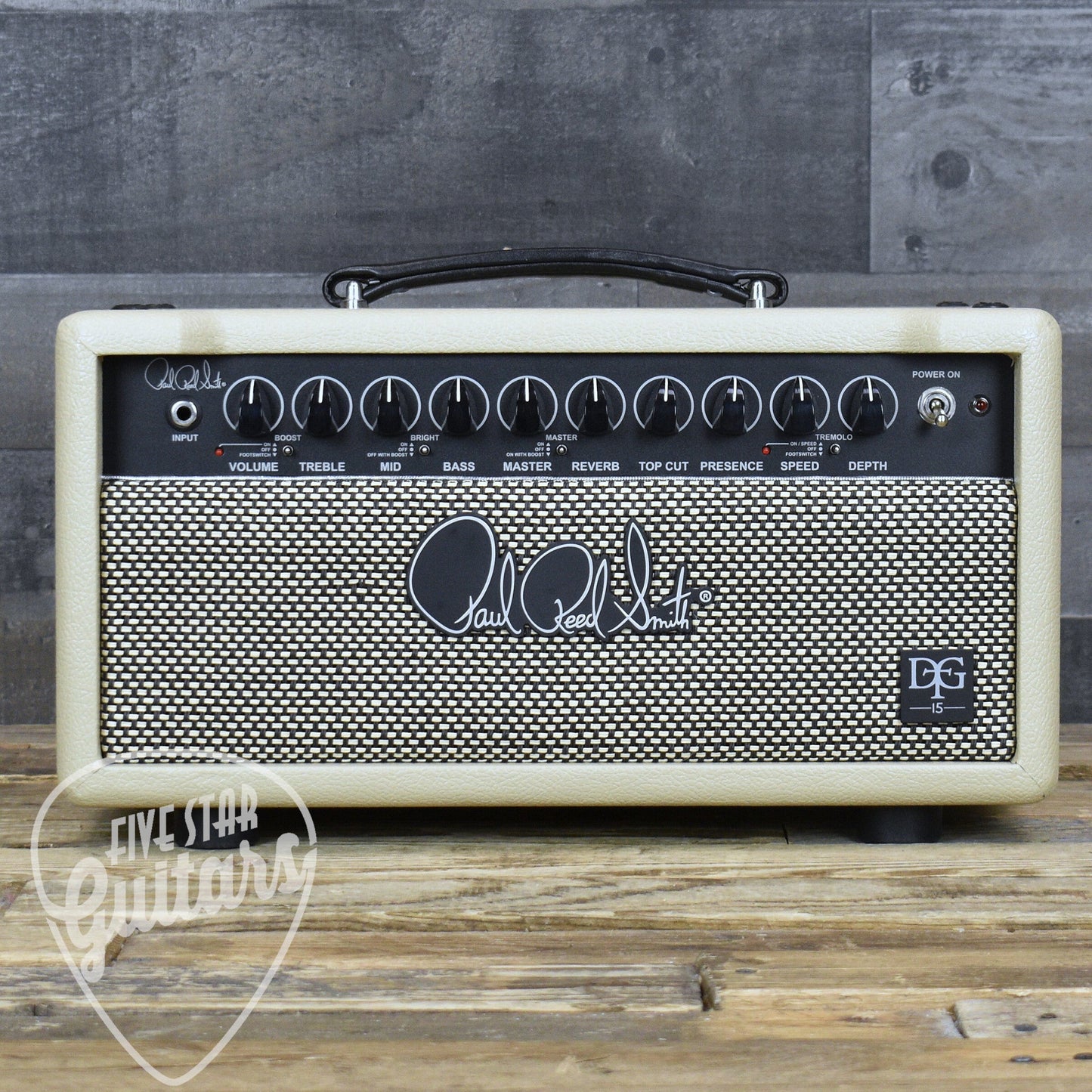 PRS DGT 15 David Grissom 15-watt Tube Head - Blonde Tolex