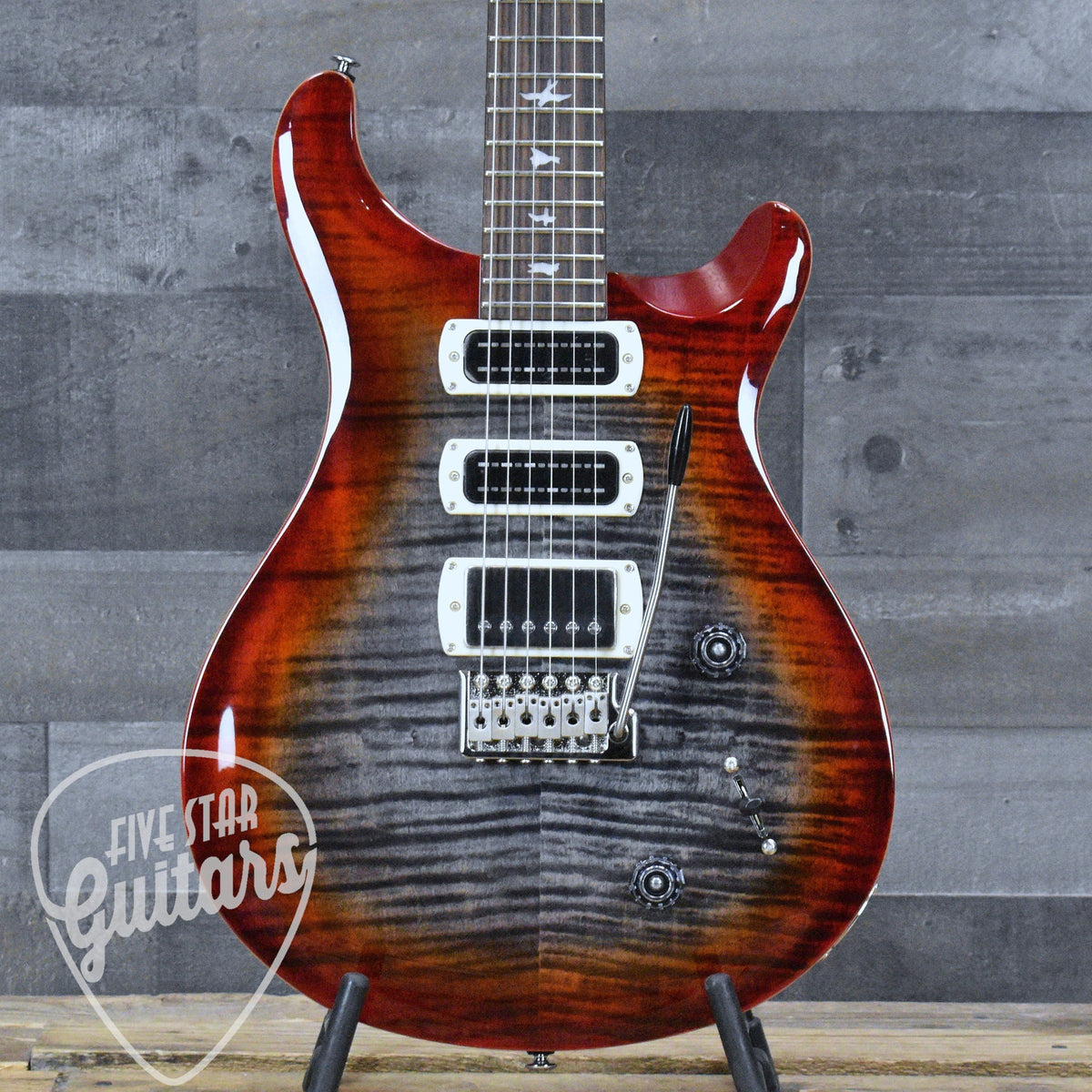 PRS SE Studio - Charcoal Cherry Burst with Gigbag