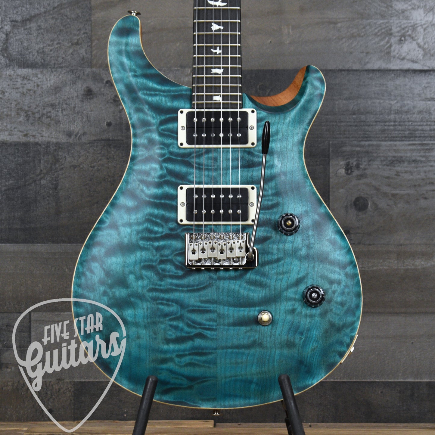 PRS Wood Library CE-24 Satin Quilt Top - Faded Abalone with Gigbag