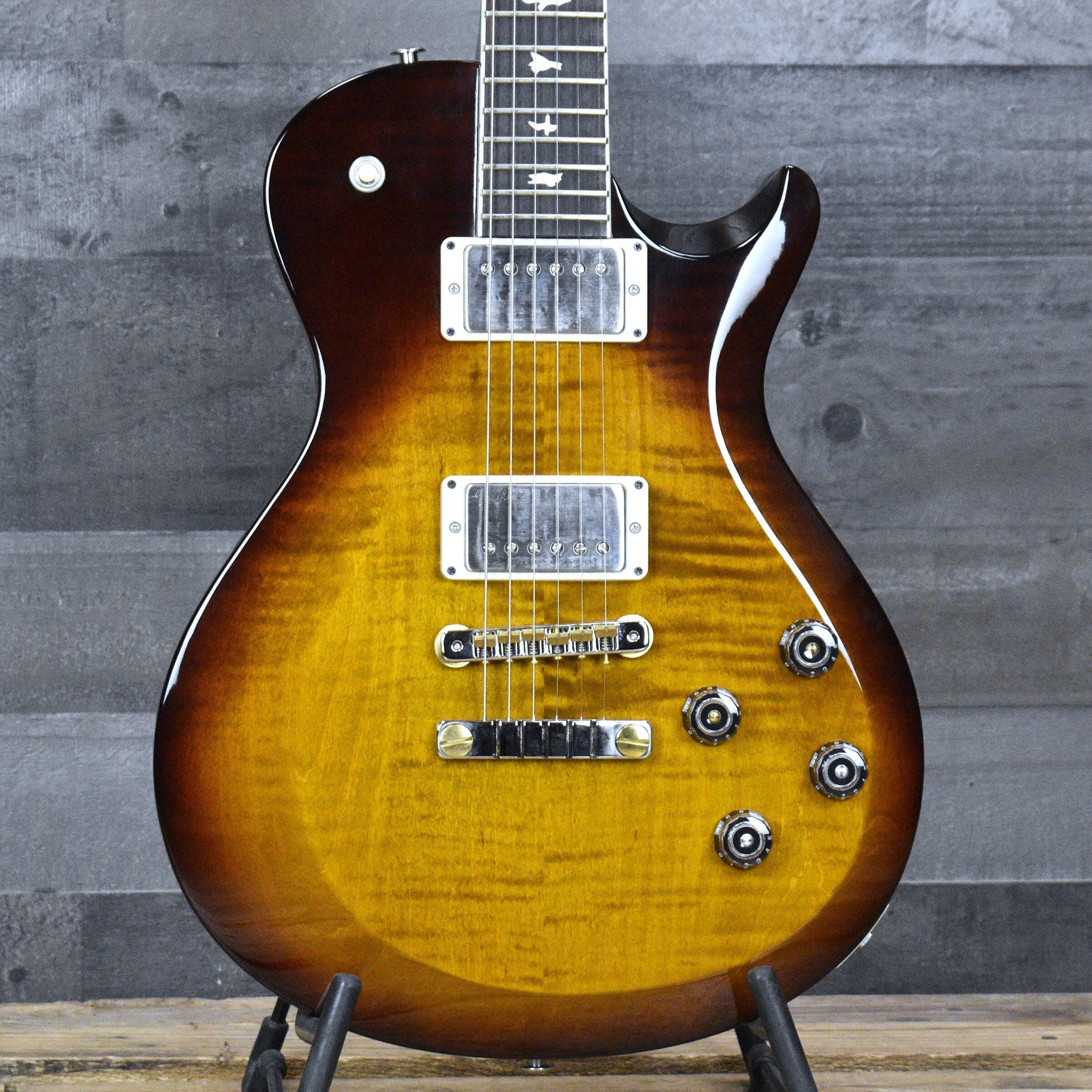 ギター Paul Reed Smith PRS McCarty 594 Paul Reed Smith S2 McCarty 594 Singlecut - Black Amber with Gig