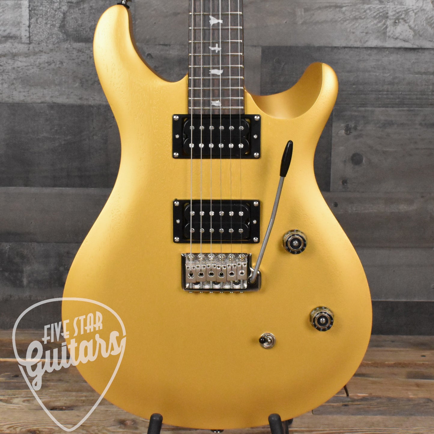 Paul Reed Smith SE CE24 Standard Satin - Metallic Gold with Gig Bag