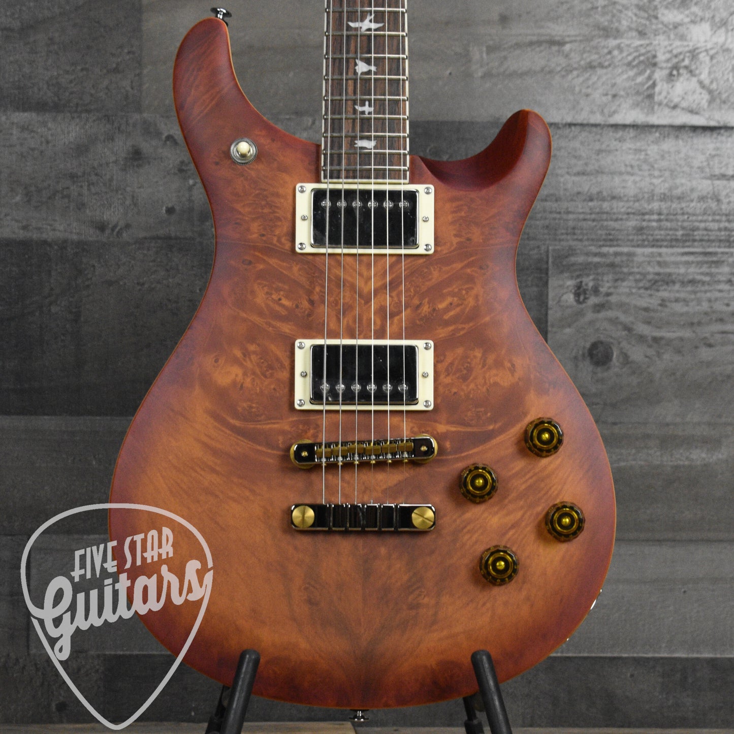 Paul Reed Smith SE McCarty 594 Exotic Laurel Burl - Vintage Sunburst with Gig Bag