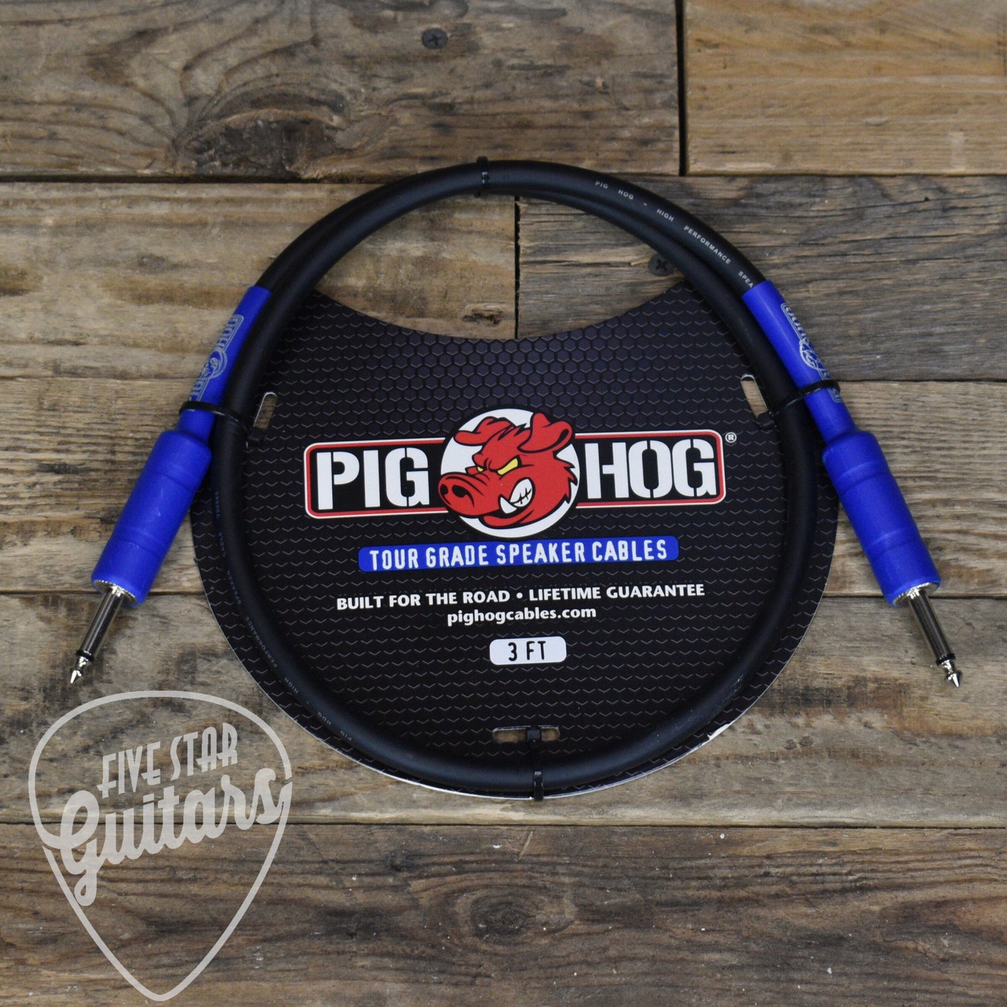 Pig Hog Speaker Cable 3'