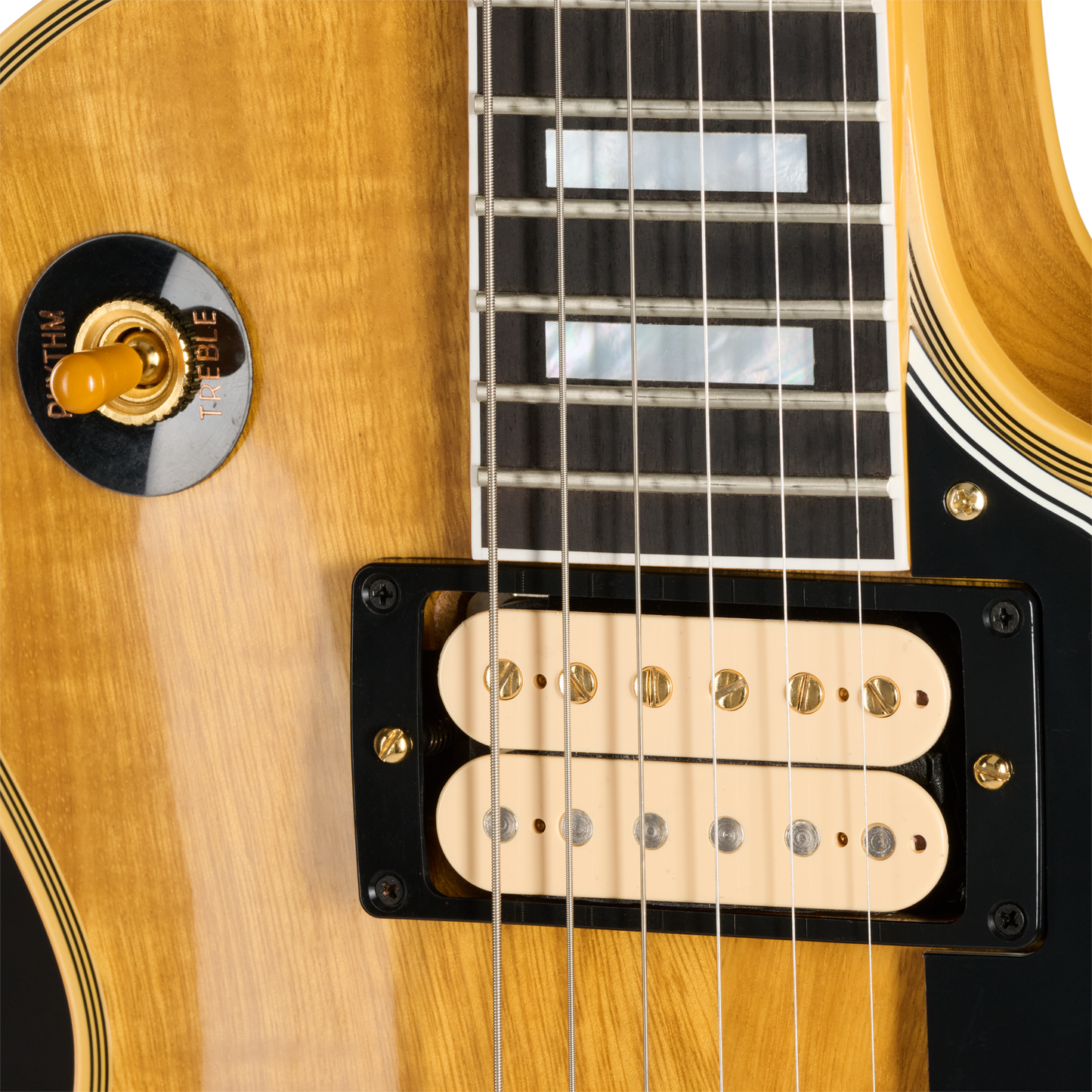 Pre-Order Gibson Custom Shop 57 Les Paul Custom All Korina - Antique Natural VOS with Hardshell Case