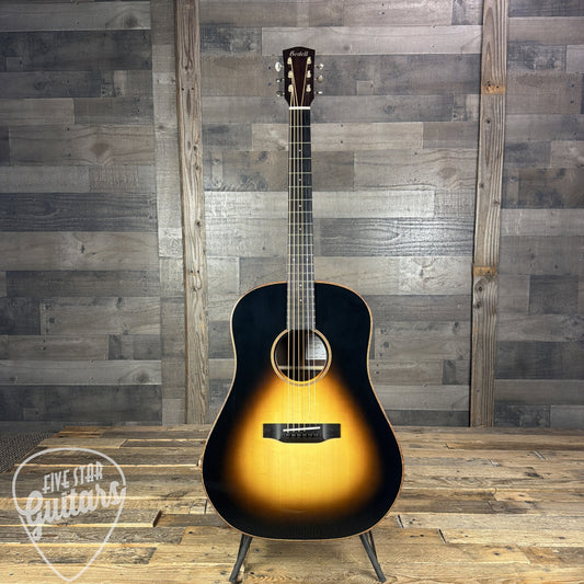 Pre-Owned Bedell Coffee House Dreadnought with Hard Shell Case