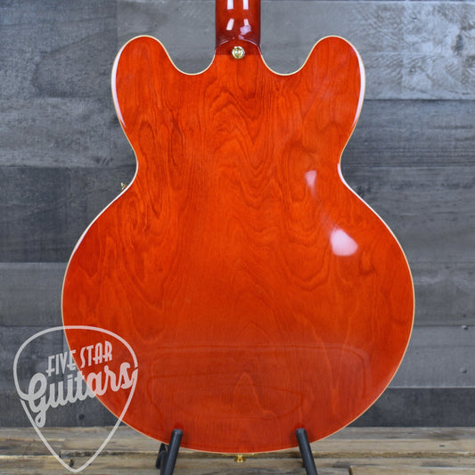 Pre-Owned Epiphone Back to the Future ES-345 - Cherry Red with Hard Shell Case
