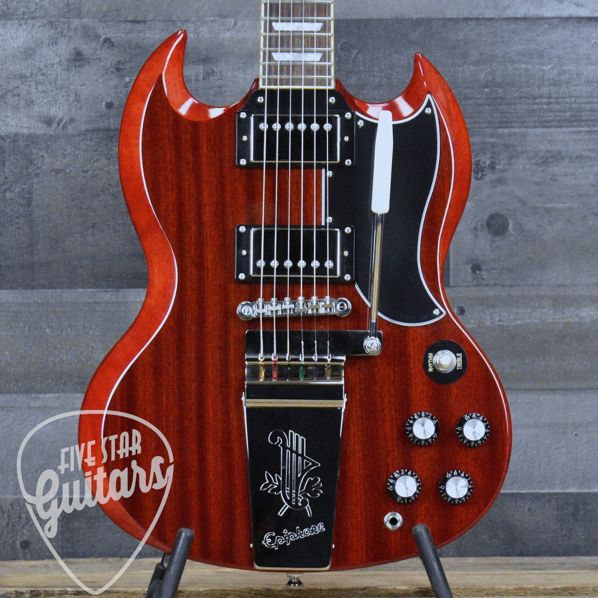 Pre-Owned Epiphone SG Standard '61 Maestro Vibrola - Vintage Cherry