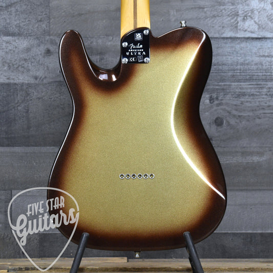 Pre-Owned Fender American Ultra Telecaster - Mocha Burst with Hard Shell Case