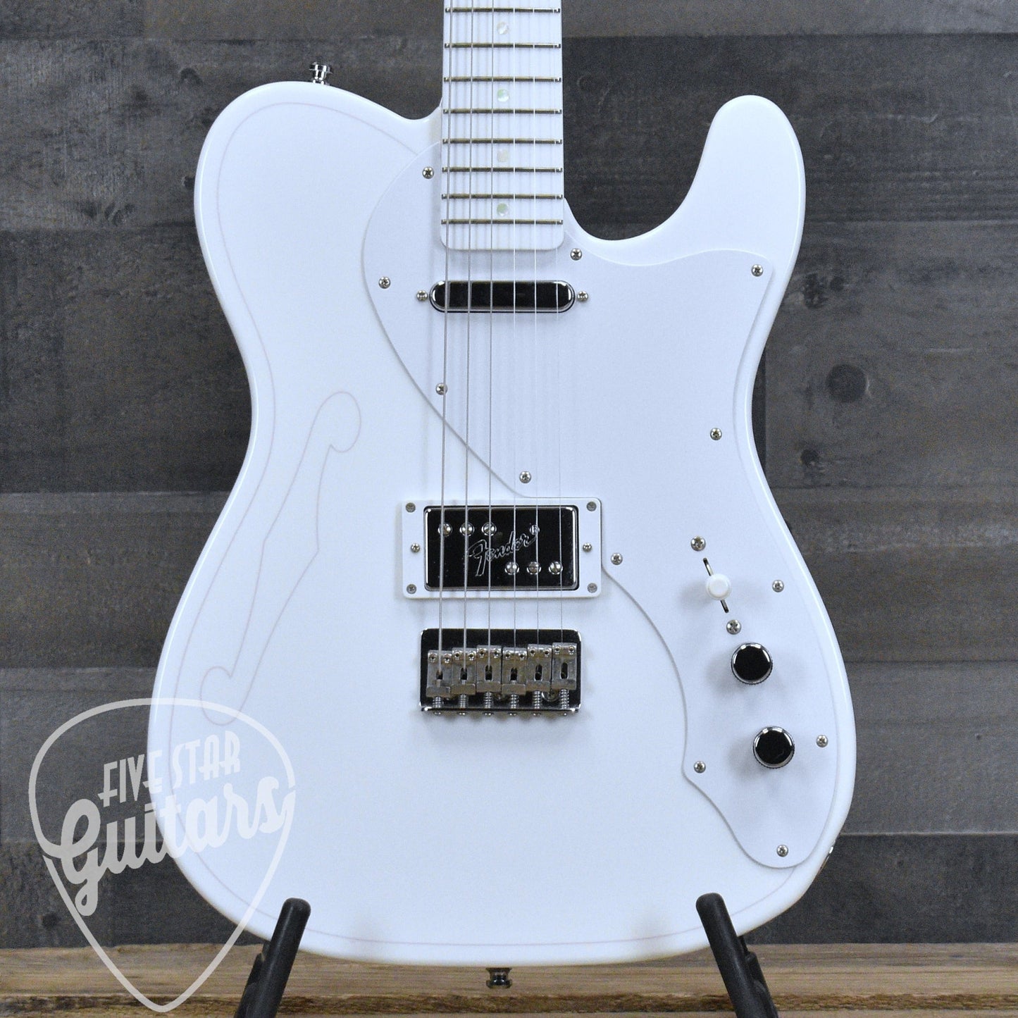 Pre-Owned Fender Japan Silent Siren Telecaster - Arctic White with Hardshell Case