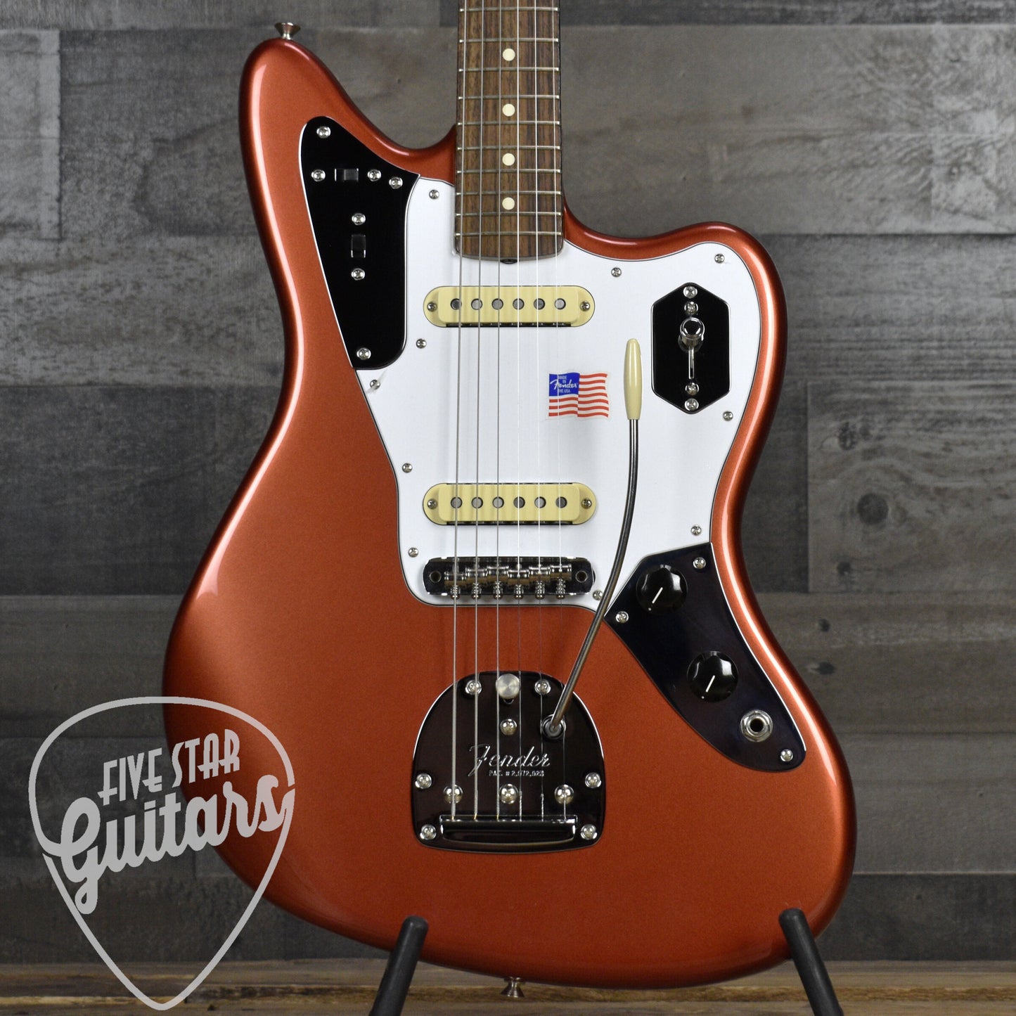 Pre-Owned Fender Johnny Marr Jaguar - Metallic KO with Hard Shell Case