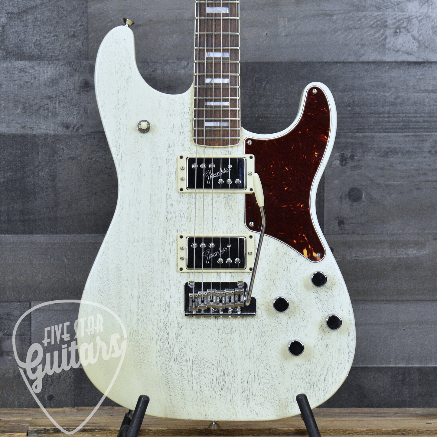 Pre-Owned Fender Parallel Universe II Uptown Strat - Static White with Hard Shell Case