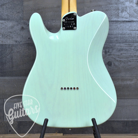 Pre-Owned Fender Ultra Luxe Telecaster - Transparent Surf Green with Hard Shell Case