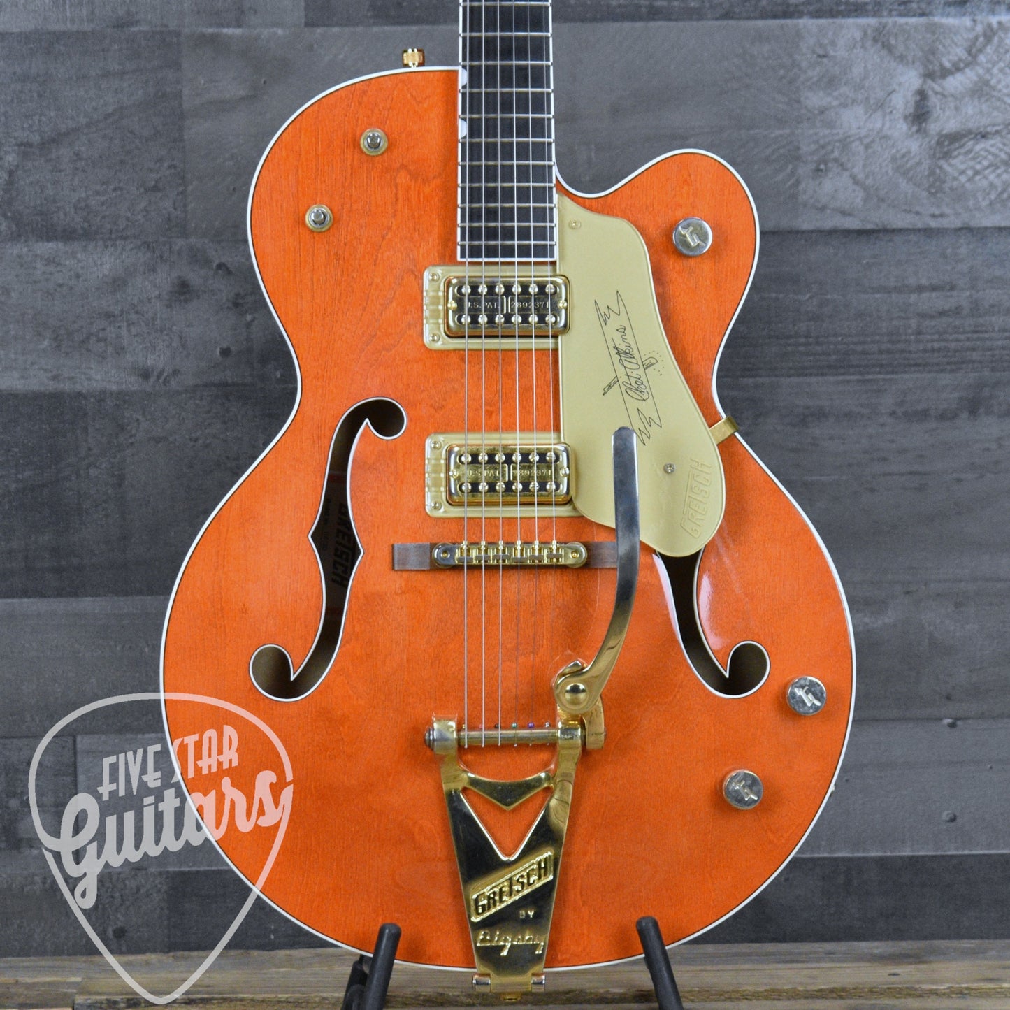 Pre-Owned Gretsch Chet Atkins G6120 - Orange Stain with Hardshell Case