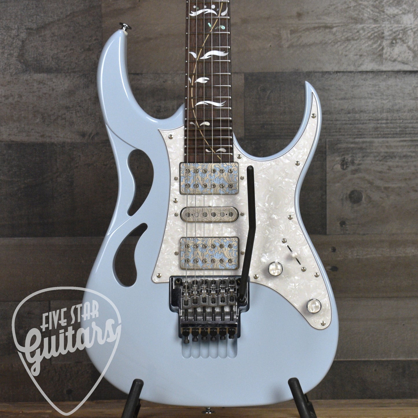 Pre-Owned Ibanez PIA3761C Steve Vai Signature - Blue Powder with Hardshell Case