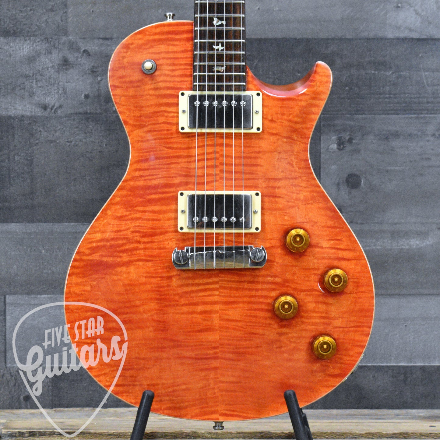 Pre-Owned PRS Singlecut 10 Top - Blood Orange with Hard Shell Case