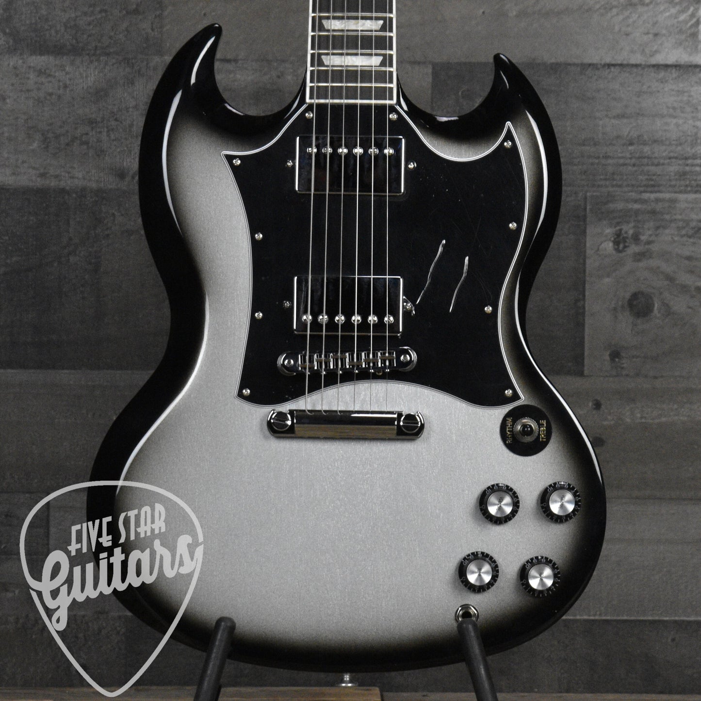 Pre-Owned 2024 Gibson Limited Edition SG Standard - Silverburst with Gibson Deluxe Gigbag