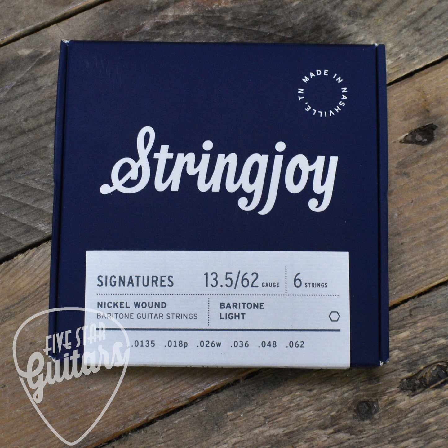 Stringjoy BAL135B Signatures Baritone Balanced Light Gauge .135 - 62