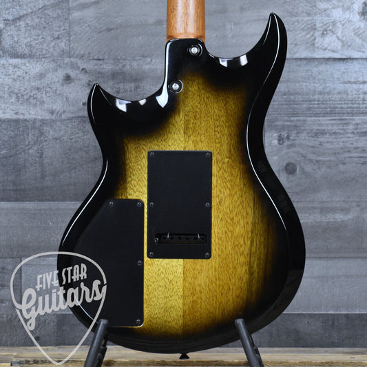 Tom Anderson Direwolf Shorty - Tinted Natural to Black Burst with Gigbag
