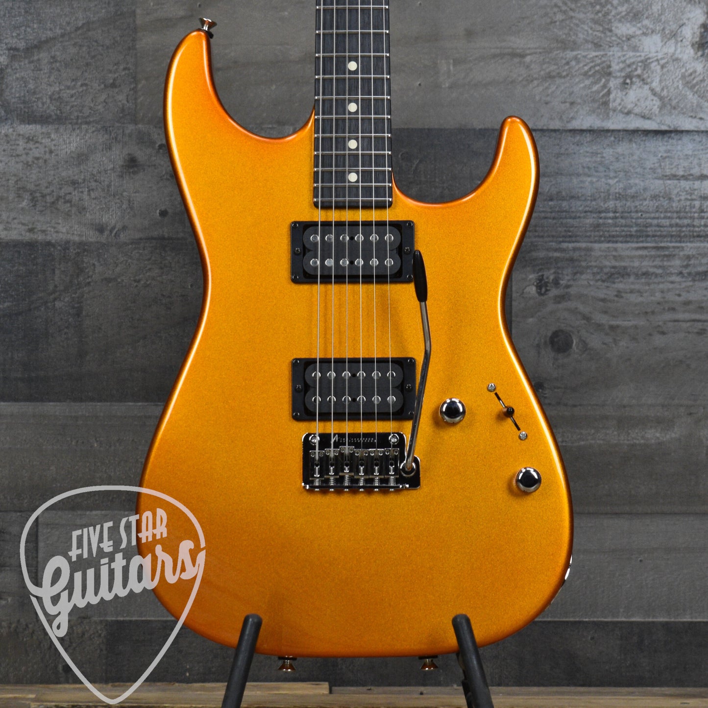 Tom Anderson Pro Am Shorty - Candy Apple Orange with Hard Shell Case