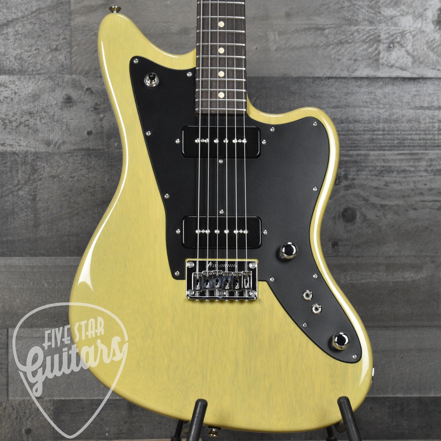 Tom Anderson Raven Superbird with Hardshell Case - Translucent Butterscotch
