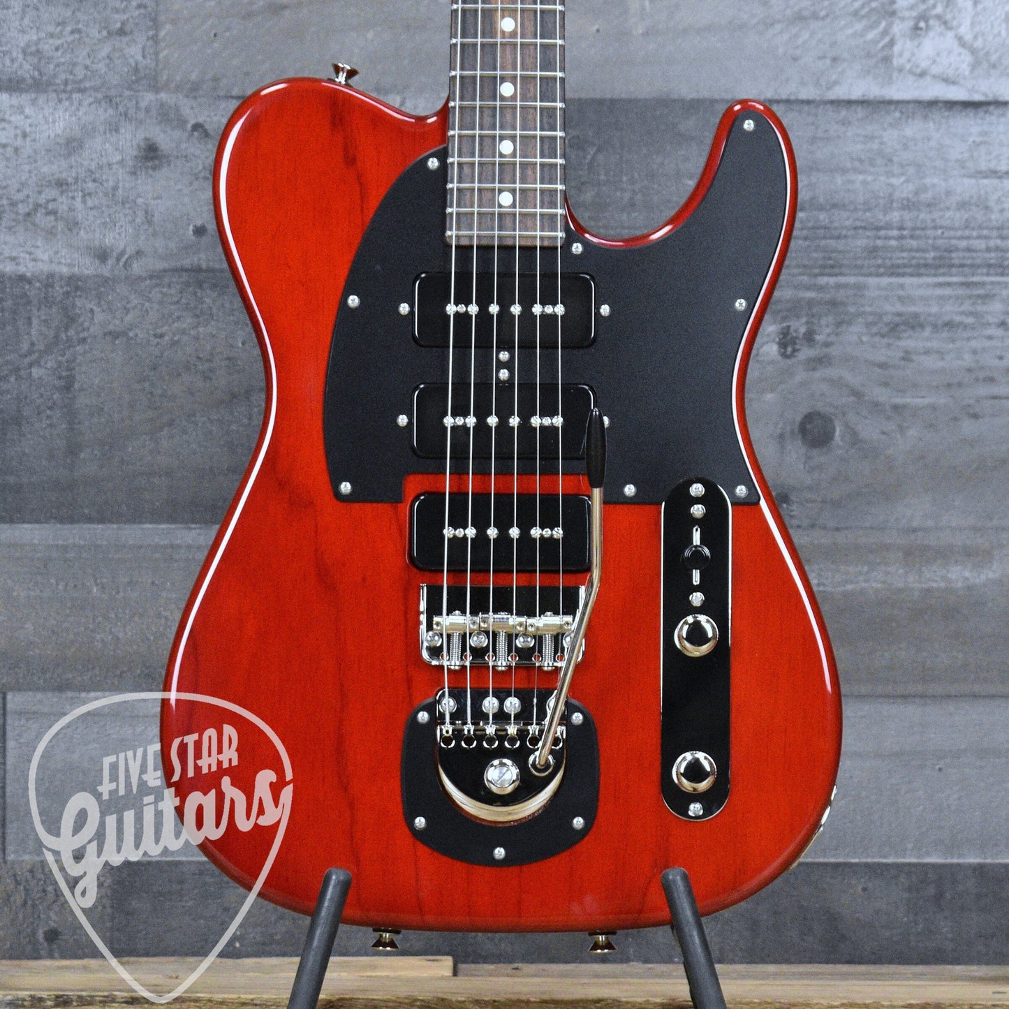 Tom Anderson T-Classic - Transparent Cherry with Gigbag