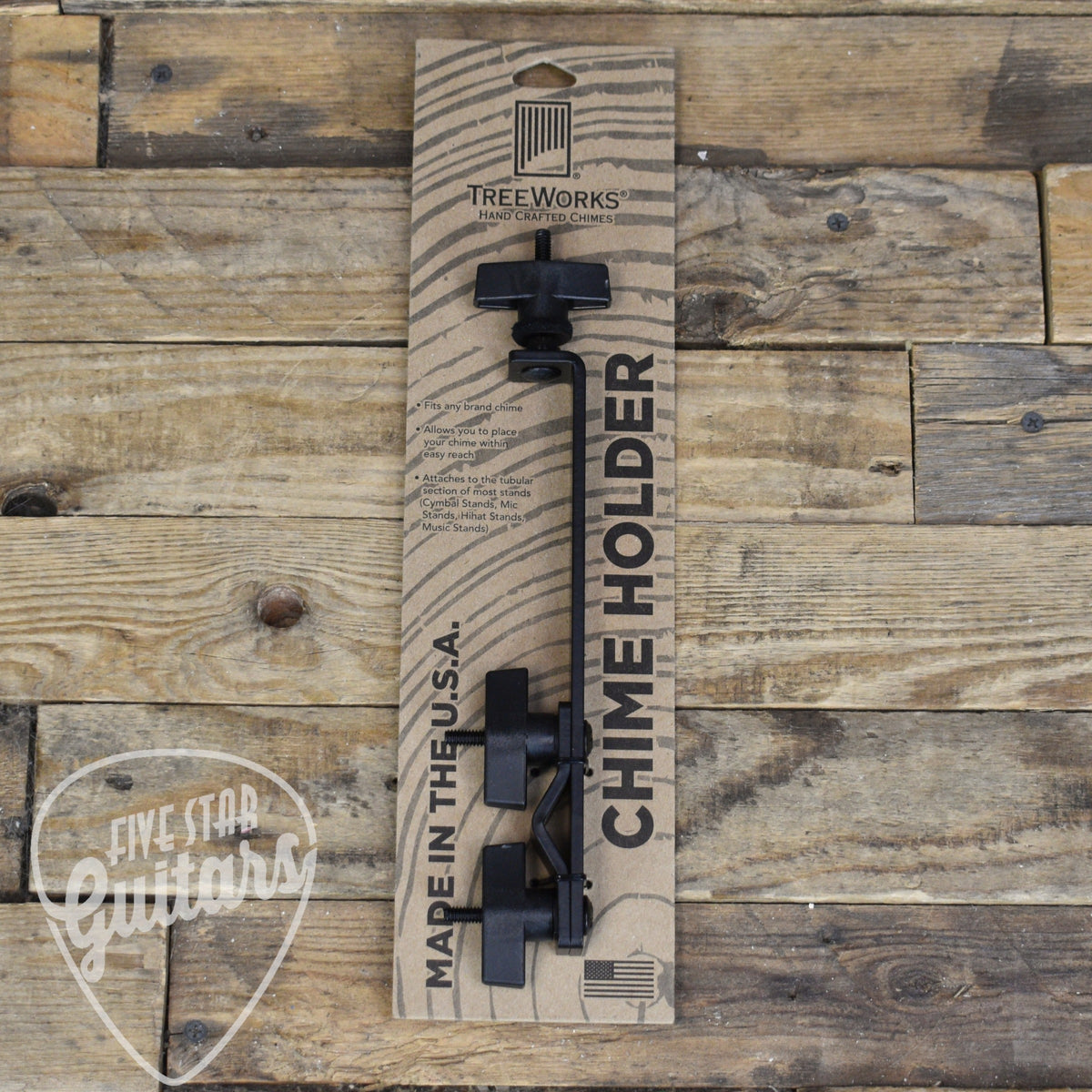 TreeWorks Chime Mounting Clamp - Black