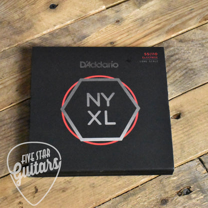 D'Addario NYXL55110 Long Scale Electric Bass Guitar Strings Heavy 55-110