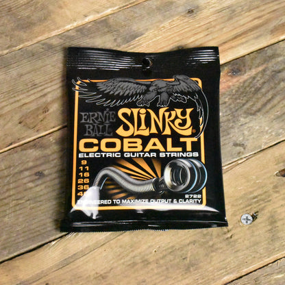 Ernie Ball P02722 Cobalt Hybrid Slinky Electric Guitar Strings 9-46