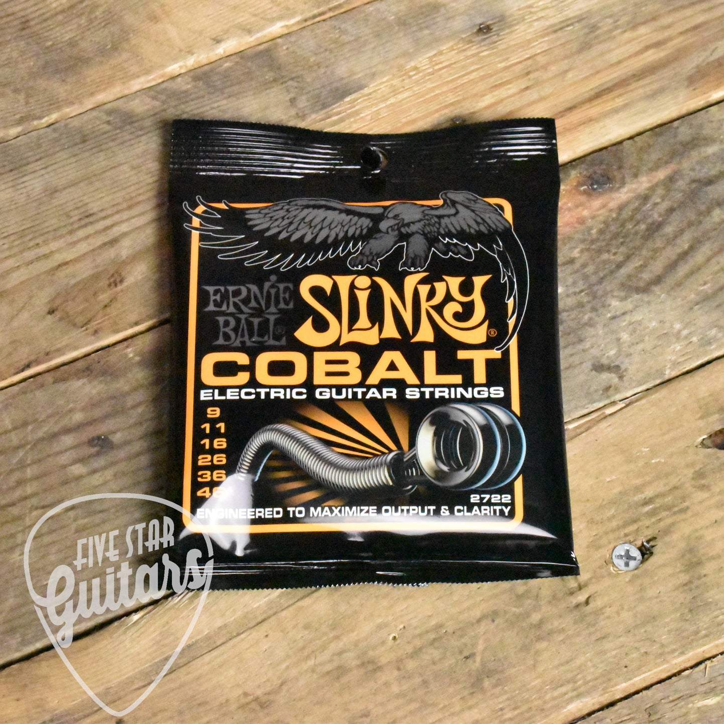 Ernie Ball P02722 Cobalt Hybrid Slinky Electric Guitar Strings 9-46