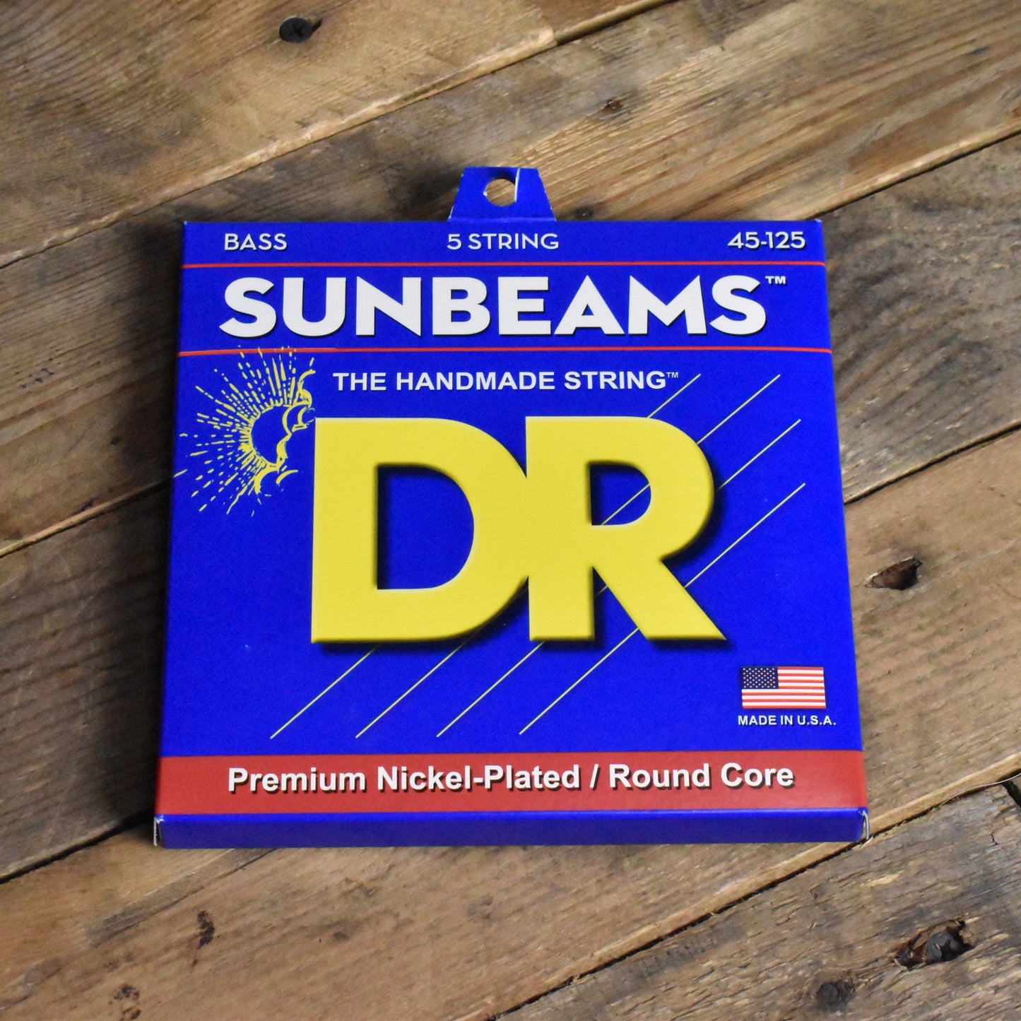 DR Sunbeams Nickel Plated 5-String Bass Electric Guitar Strings NMR5-45 45-125