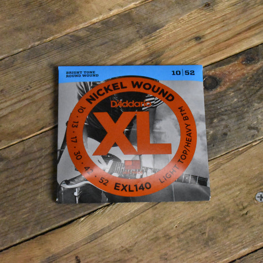 D'Addario EXL140 Nickel Round Wound Electric Guitar Strings 10-52