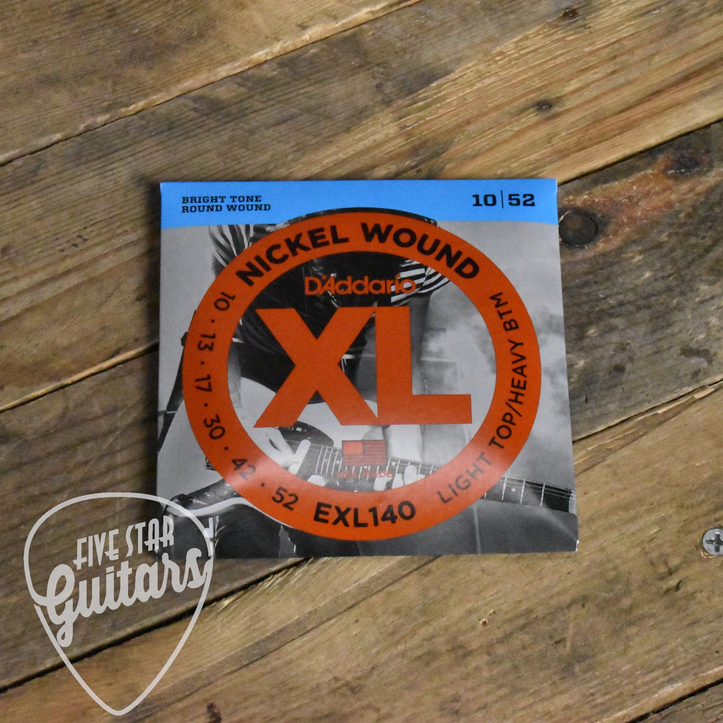 D'Addario EXL140 Nickel Round Wound Electric Guitar Strings 10-52