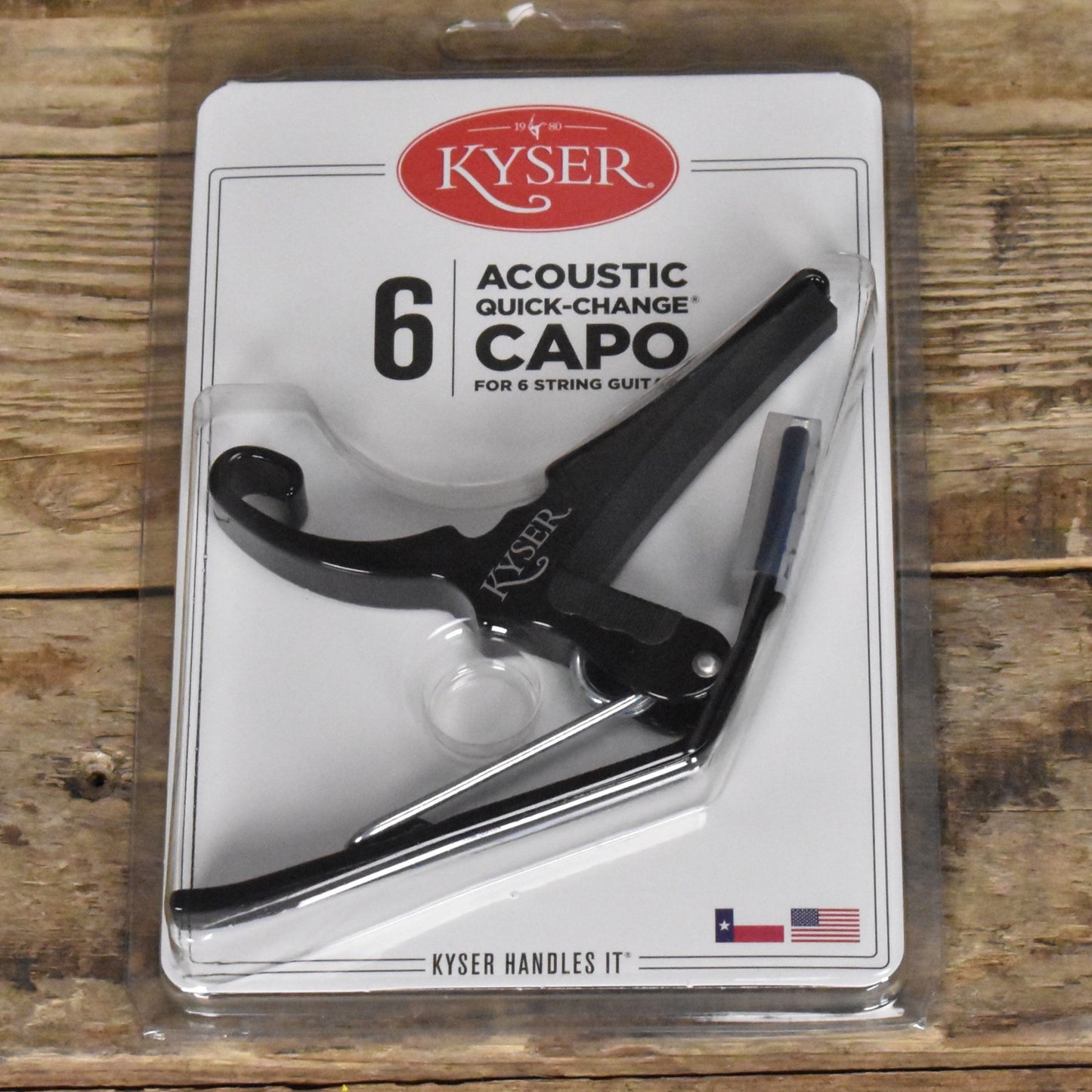 Kyser Quick Change Guitar Capo - Black - KG6B