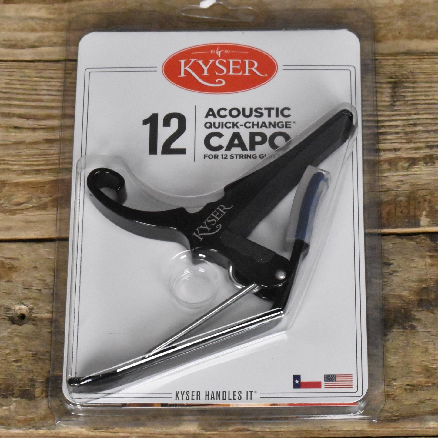 Kyser Quick Change 12-String Guitar Capo - Black - KG12B