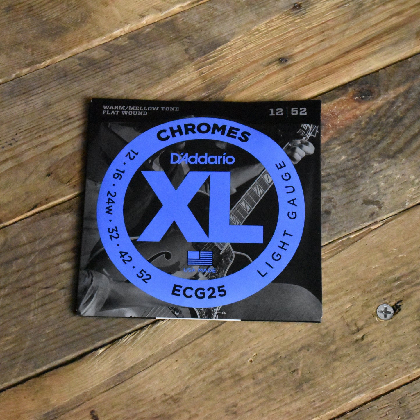 D'Addario ECG25 Chromes Flat Wound Guitar Strings