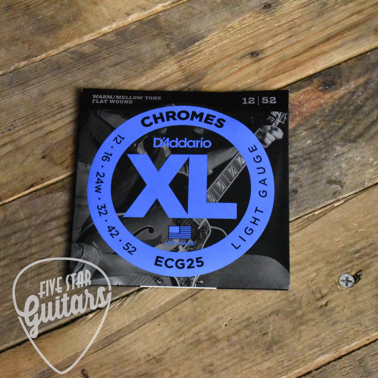 D'Addario ECG25 Chromes Flat Wound Guitar Strings